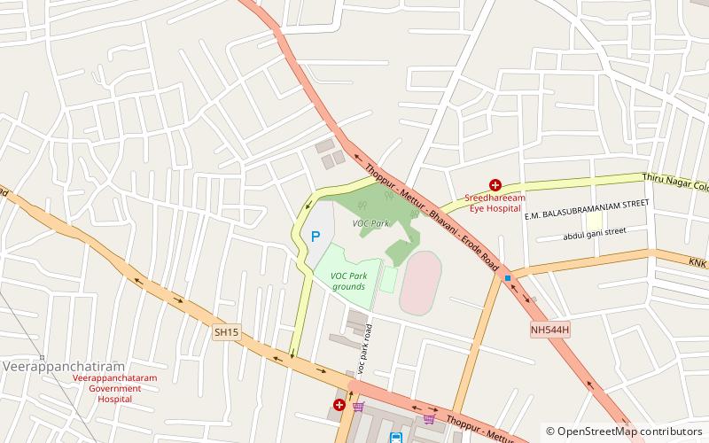 Panneerselvam Park location map