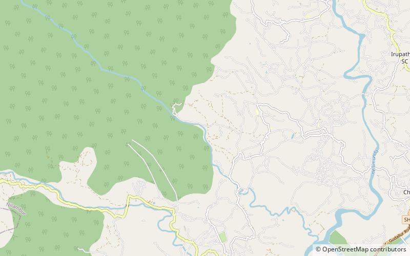 Adyanpara Falls location map