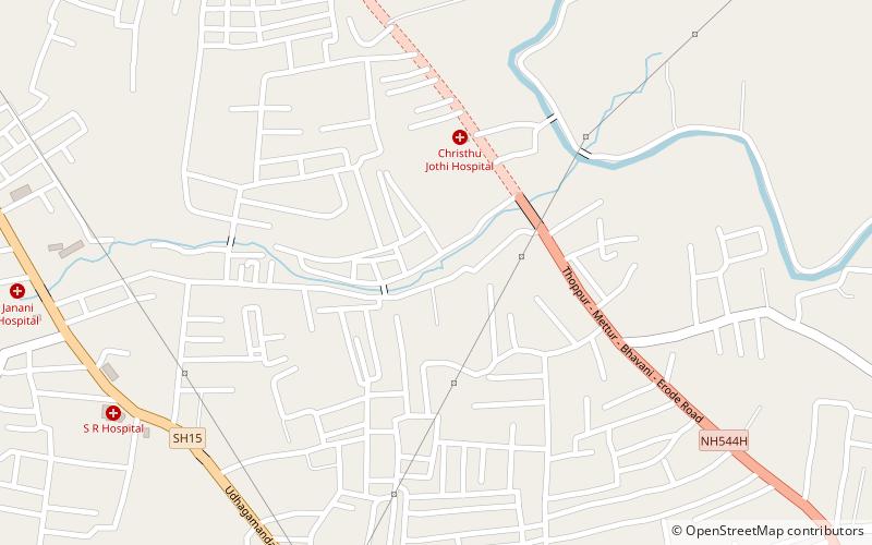 pichaikaranpallam canal erode location map