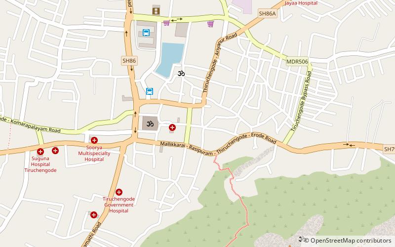 Tiruchengode location map