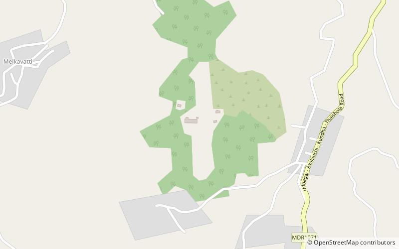 Ooty Radio Telescope location map