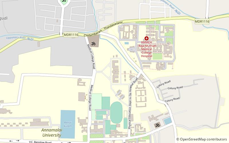 Rajah Muthiah Medical College location map