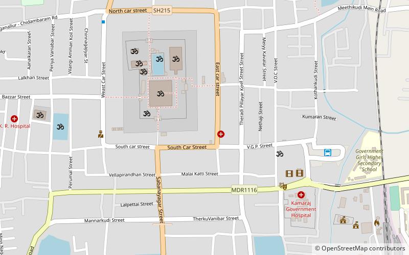 Thillai Kali Temple location map