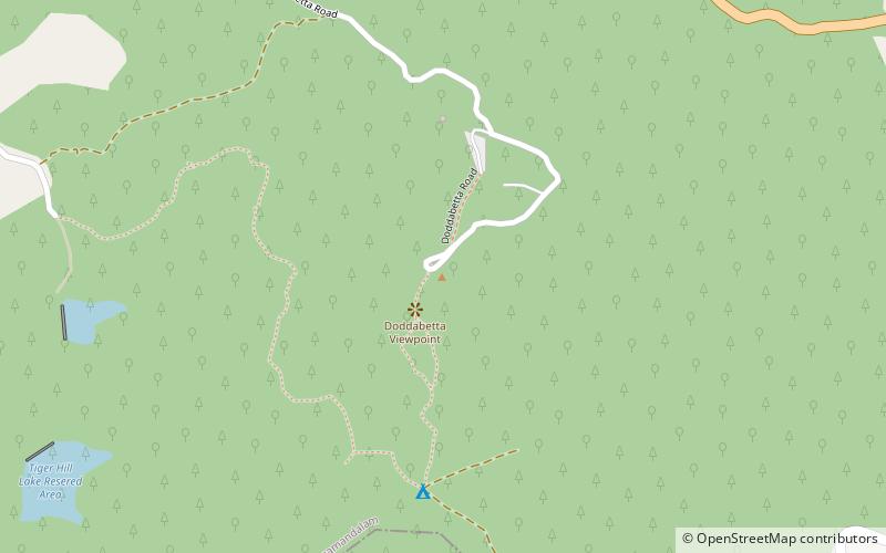 doddabetta peak ooty location map