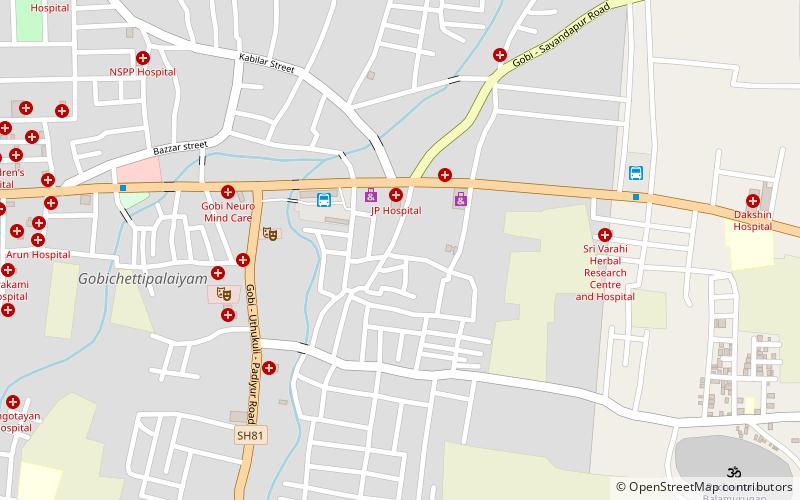 gobichettipalayam division location map
