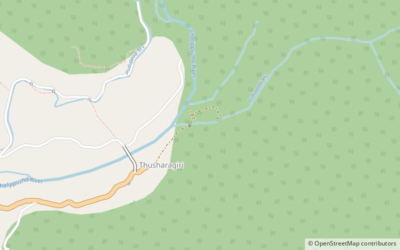 Thusharagiri Falls location map