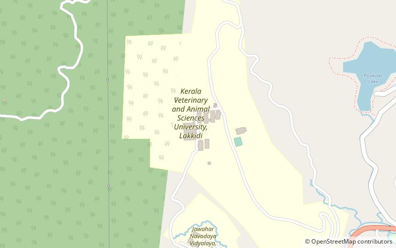 Pookode Veterinary College location map