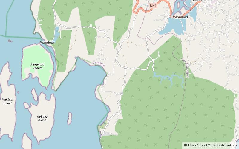 Parc national marin Mahatma Gandhi location map