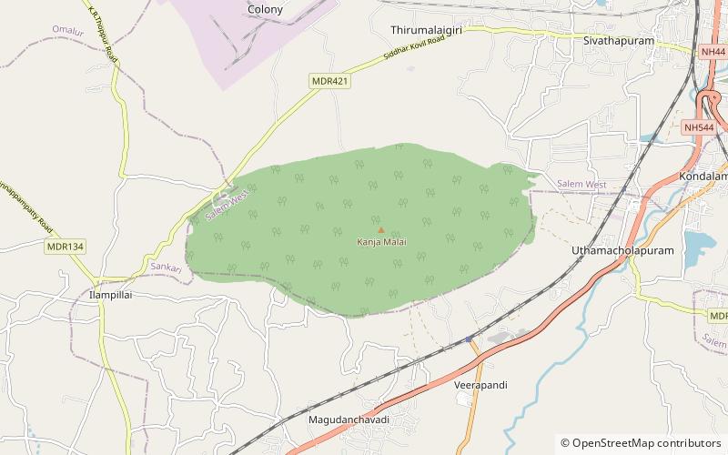 Kanjamalai location map
