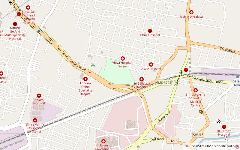 mahatma gandhi stadium salem location map