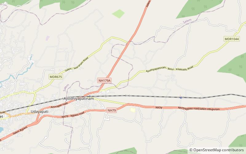 hastampatti salem location map