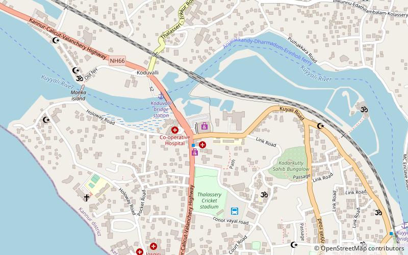 City Center Thalassery location map