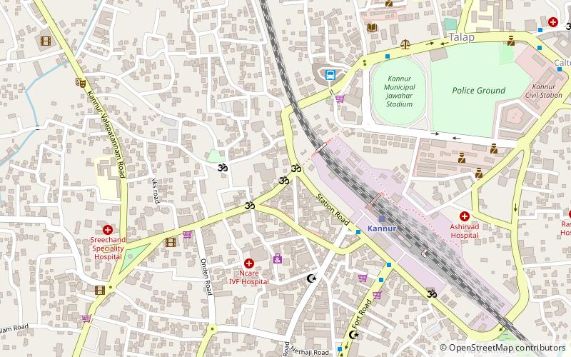 draupathi amman kovil kannur location map