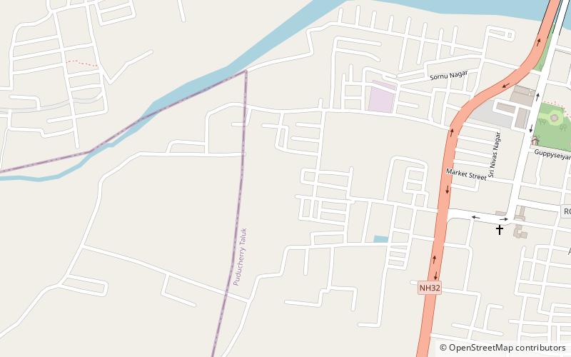 ariyankuppam pondicherry location map
