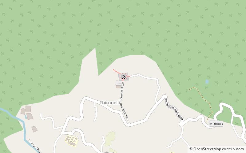 Thirunelli Temple location map