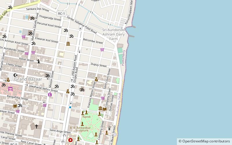 french institute of pondicherry location map