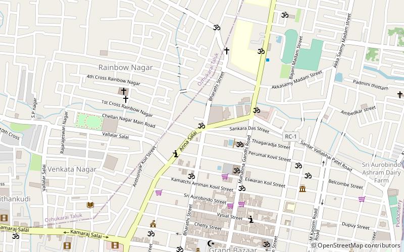 varadharaja perumal temple pondicherry location map