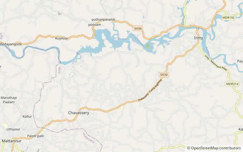 punnad iritty location map