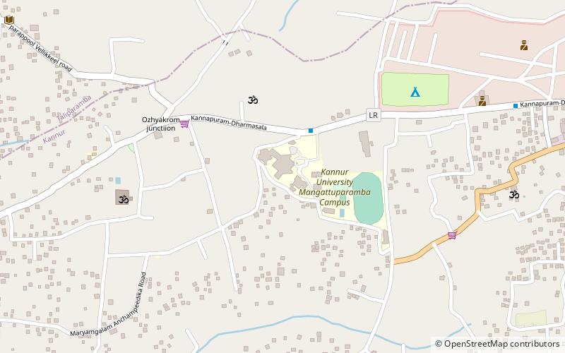 Kannur University location map
