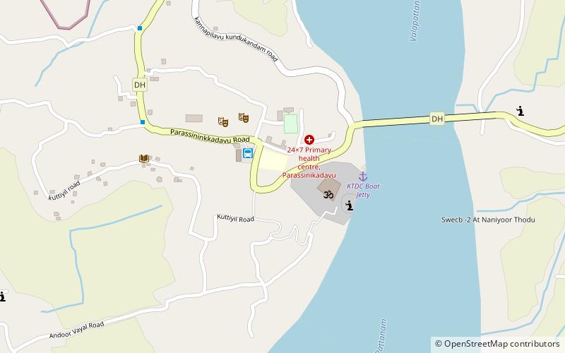 kunnathoor padi parassinikkadavu location map