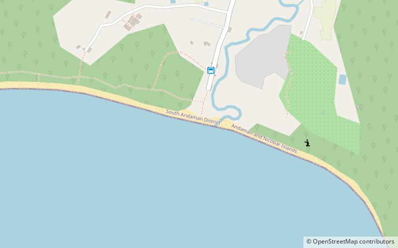 Radhanagar Beach location map