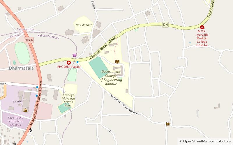 government engineering college parassinikkadavu location map