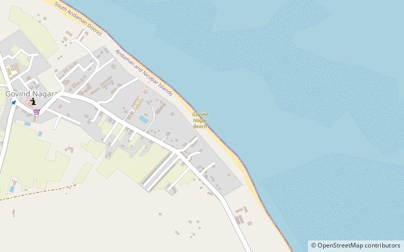 govind nagar beach havelock island location map