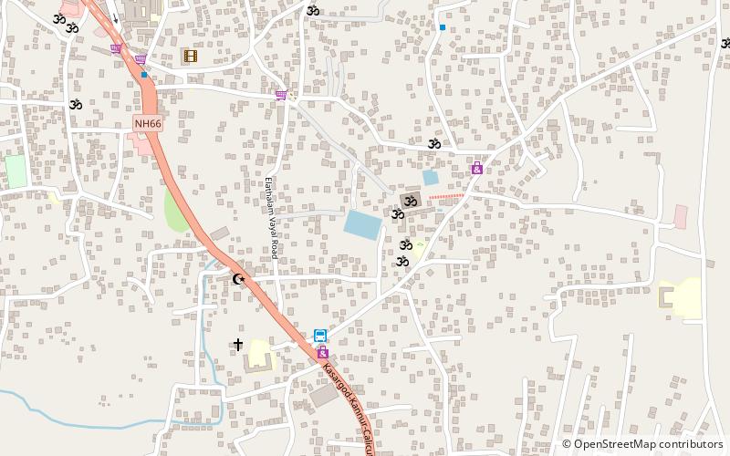 Trichambaram Temple location map