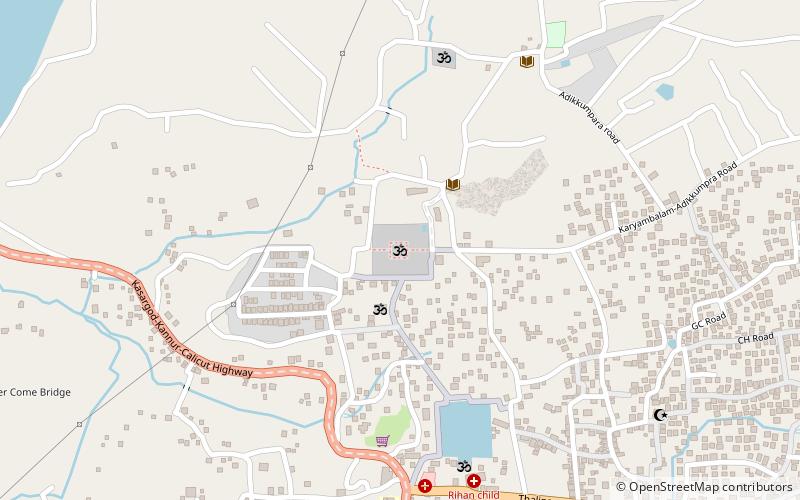 Rajarajeshwara Temple location map