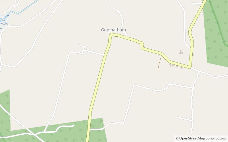 gopinatham cauvery wildlife sanctuary location map
