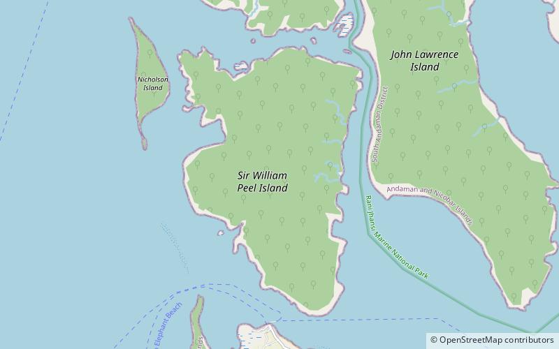 sir william peel island location map