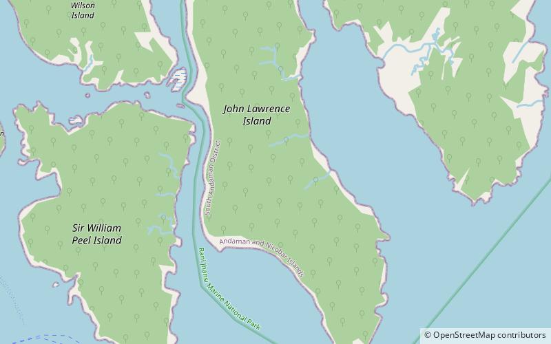 john lawrence island location map