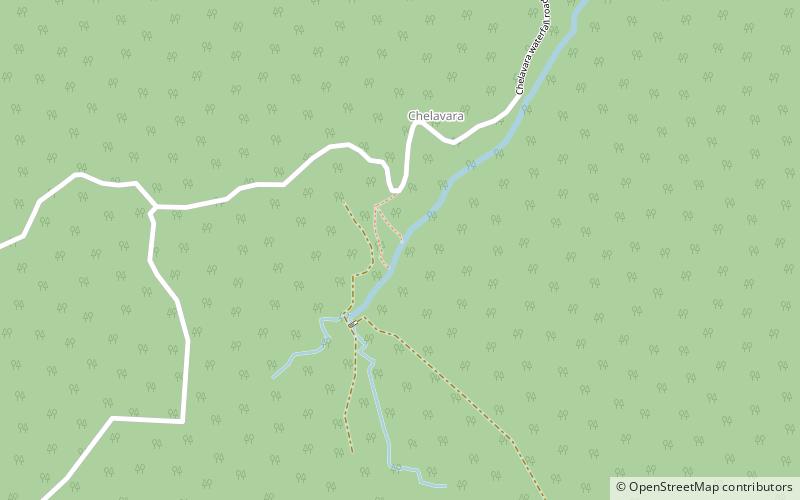 Chelavara Falls location map