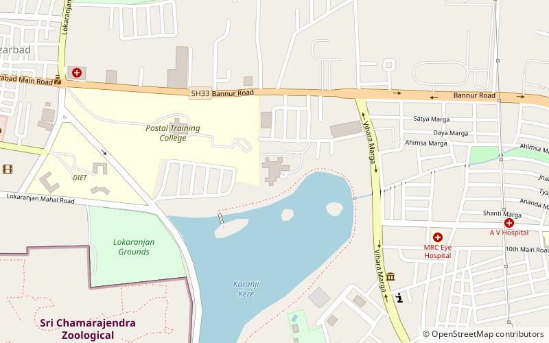 Regional Museum of Natural History Mysore location map