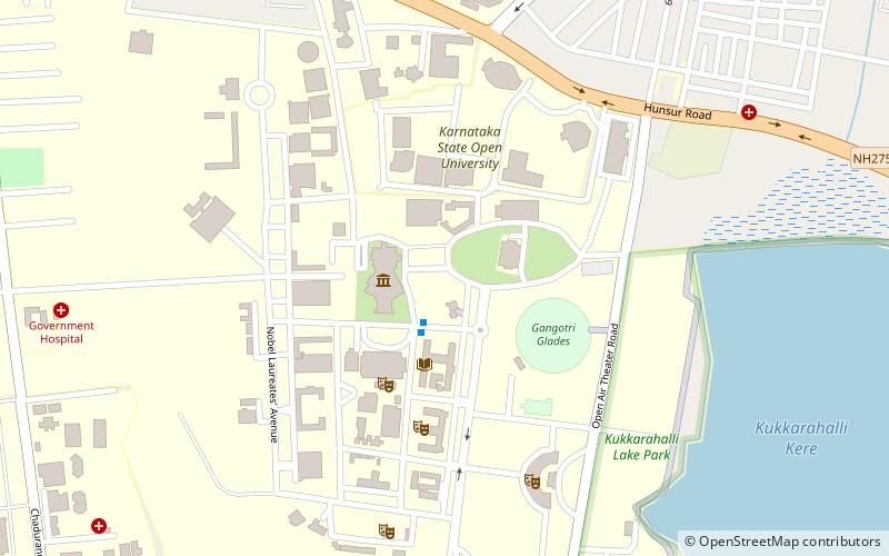 Karnataka State Open University location map