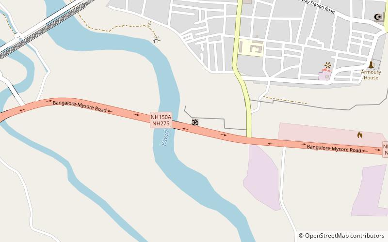 sri sathya sai baba mandira srirangapatna location map