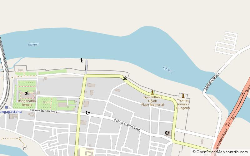 markandeya mandapa srirangapatna location map