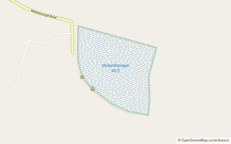 karikili bird sanctuary sanktuarium ptakow vedanthangal location map