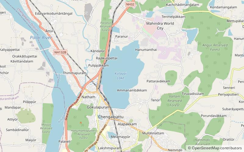 Kolavai Lake location map