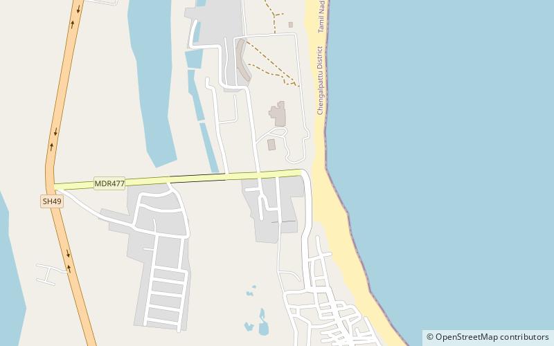Covelong location map