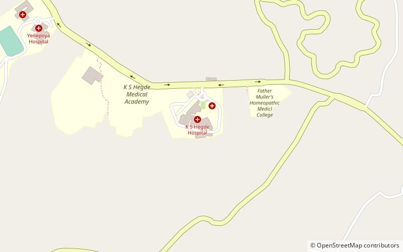 Nitte University location map