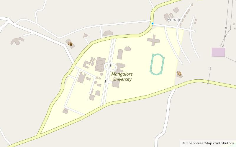 Mangalore University location map