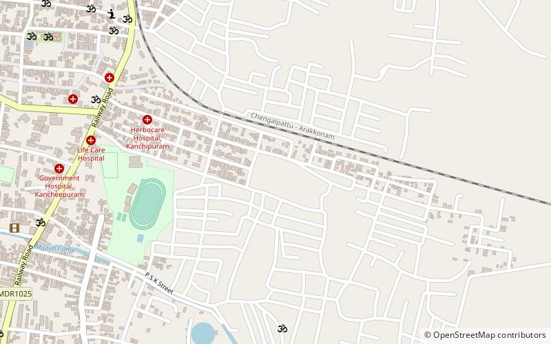 Kailasanatha de Kanchipuram location map
