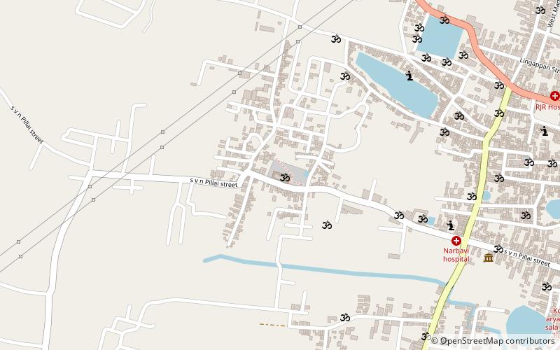 Kanchi Kailasanathar Temple location map