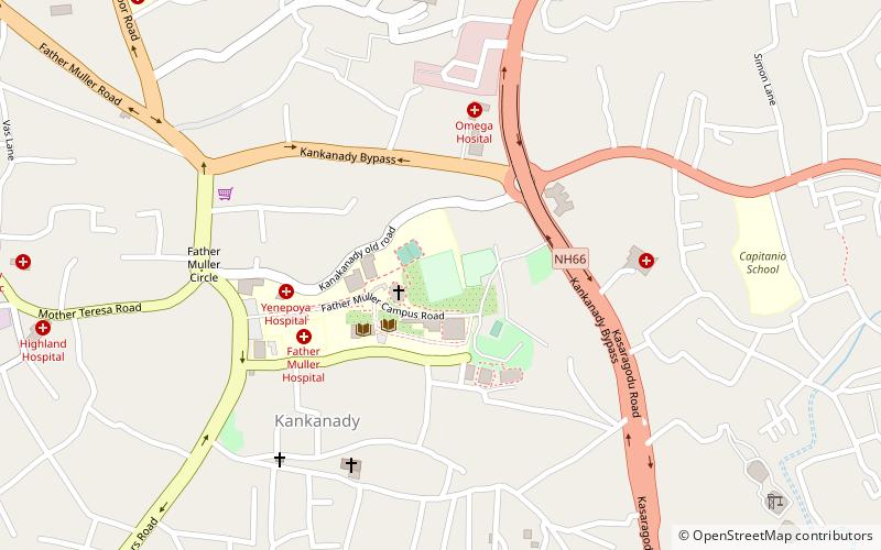 Father Muller Medical College location map