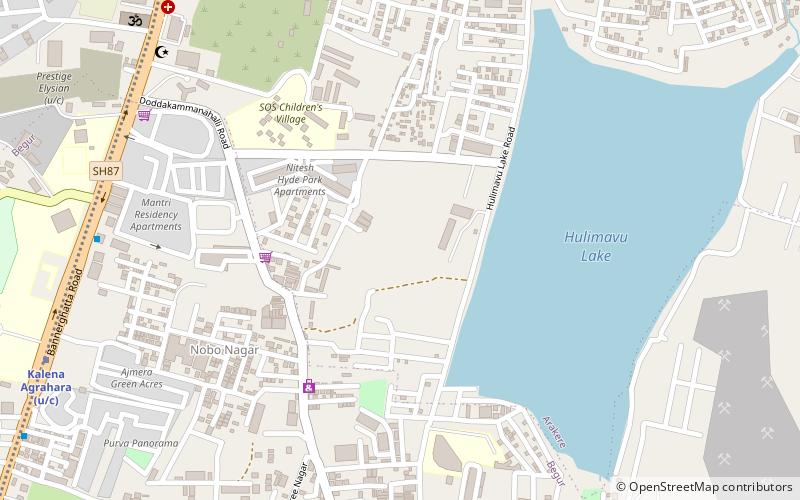 hulimavu bangalore location map