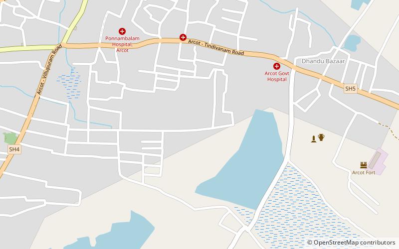 Arcot location map