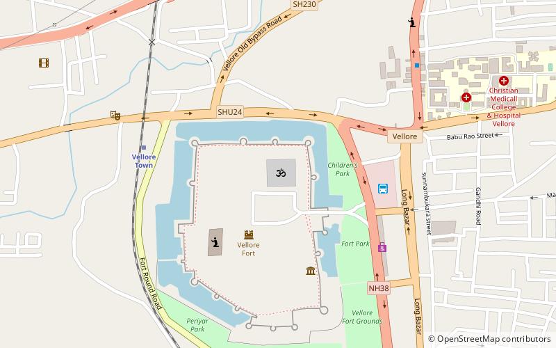 Jalakandeswarar Temple location map