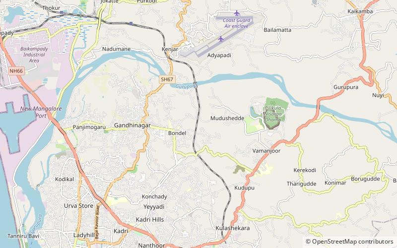 bondel mangalore location map