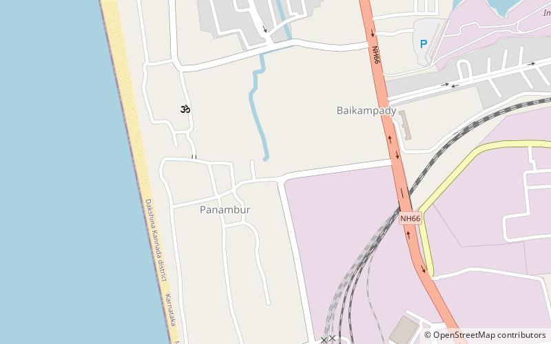 Panambur location map
